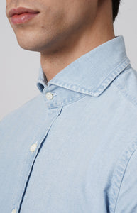 Camicia Bolzonella in Denim Azzurro