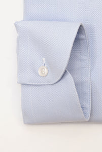 Regular Fit Shirt Blue Spina Semi French Collar