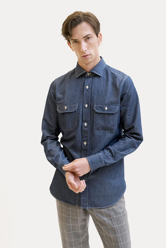 Bolzonella Dark Denim Shirt