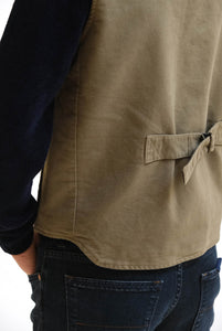 Gilet Capalbio in Cotone Invernale beige