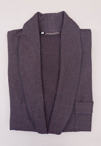 Bordeaux natural stretch wool dressing gown