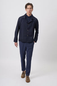 Green Trace Merino Wool Overshirt