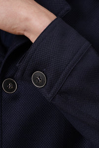 Green Trace Merino Wool Overshirt