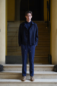 Green Trace Merino Wool Overshirt