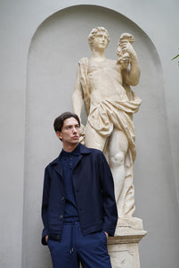 Green Trace Merino Wool Overshirt
