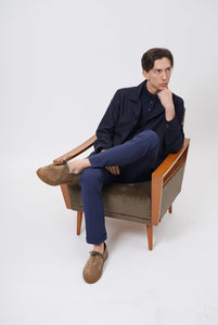 Green Trace Merino Wool Overshirt