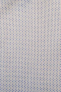 Camicia Regular Fit Micro Fantasia Azzurro Collo Semi Francese