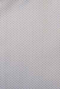 Slim Fit Micro Pattern Light Blue Shirt Semi French Collar
