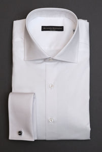 White Shirt Semi French Collar Cuff Cufflinks
