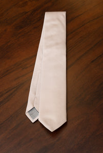 Cravatta in seta micro effetto perla