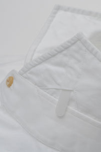 Bolzonella Hemd aus weißem Soft Denim 
