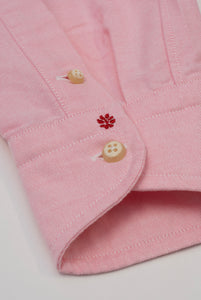 Camicia Bolzonella in Oxford Rosa Chiaro