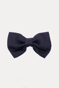 Dark blue micro-effect bow tie