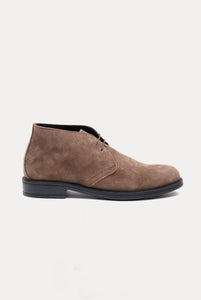 Turtledove suede ankle shoe